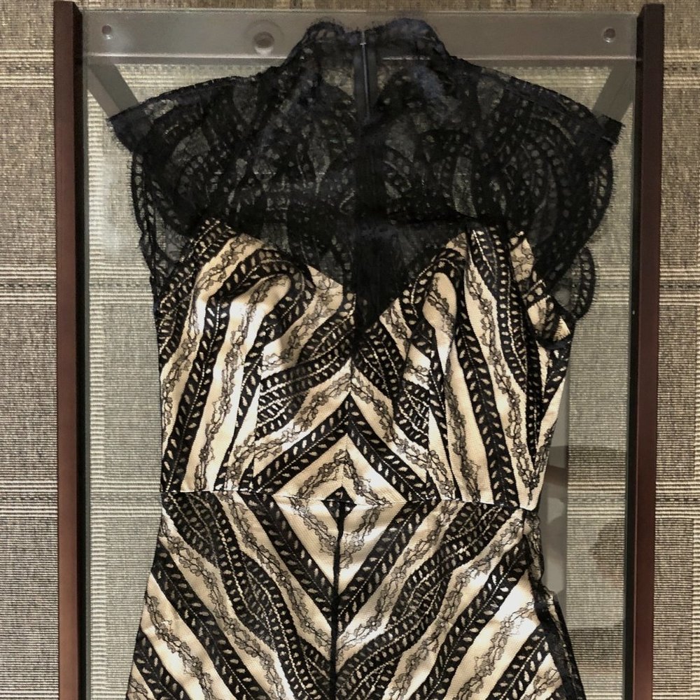 Lover Women's Black Venus French Lace Dress